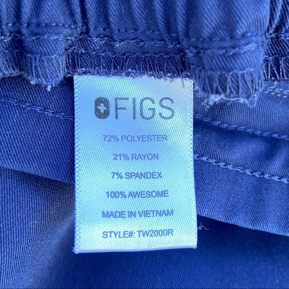 FIGS Yola Skinny Scrub Pants Technical Collection Navy Blue Size XS - Picture 7 of 10
